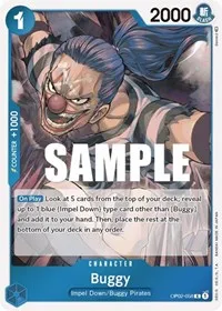 Buggy (Paramount War) — One Piece Card Game Card Value