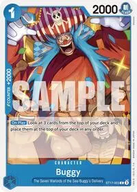 Buggy (Starter Deck 17: BLUE Donquixote Doflamingo)