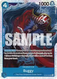 Buggy (Starter Deck 25: BLUE Buggy) — One Piece Card Game Card Value