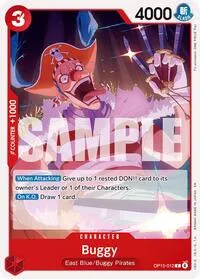 Buggy (Adventure on Kami's Island) — One Piece Card Game Card Value