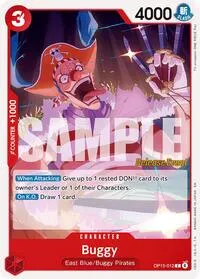 Buggy (Adventure on Kami's Island Release Event Cards) — One Piece Card Game Card Value