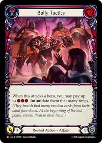 Bully Tactics (Super Slam) — Flesh & Blood TCG Card Value