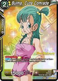 Bulma Cute Comrade (Critical Blow Pre-Release Cards)