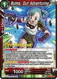 Bulma Out Adventuring (Rise of the Unison Warrior Pre-Release Cards)