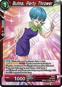 Bulma Party Thrower (Beyond Generations)