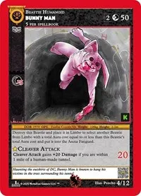 Bunny Man (Cryptid Nation: Kickstarter Edition Tribal Theme Decks)