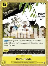Burn Blade (Two Legends Pre-Release Cards)