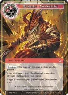 Burning Awakening (Reiya Cluster Starter Deck)