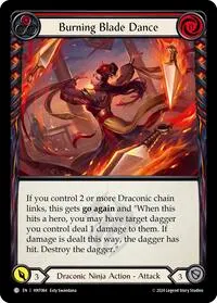 Burning Blade Dance Red (The Hunted)