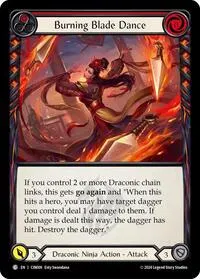 Burning Blade Dance Red (Blitz Deck: The Hunted - Cindra)