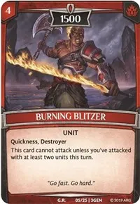 Burning Blitzer (Expansion Pack 1: Generations)