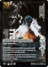 Burning Godzilla Alternate Art Godzilla Day 2025 (UniVersus Promos)