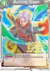 Burning Slash Dragon Brawl Draft Tournament Gold Stamped (Promotion Cards)