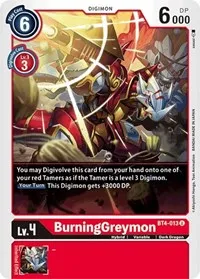 BurningGreymon (Great Legend) — Digimon Card Game Card Value