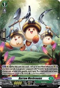 Burrow Mushrooms (DZ-SS10: Shiki Otei Start Deck)