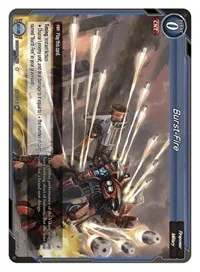 Burst Fire (Onslaught of the Eldritch Gods) — Gate Ruler Card Value