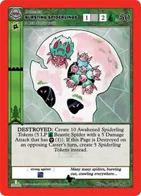 Bursting Spiderlings (Nightfall: First Edition Release Event Deck)