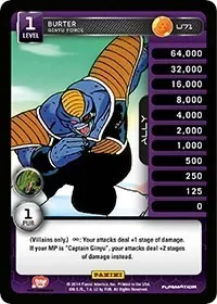 Burter Ginyu Force (Panini: Set 1)