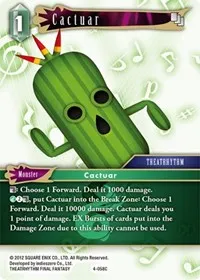 Cactuar (Opus IV) — Final Fantasy TCG Card Value