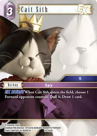 Cait Sith EX (Dreamlike Oceans) — Final Fantasy TCG Card Value