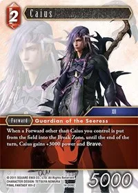 Caius (Opus XIV: Crystal Abyss) — Final Fantasy TCG Card Value