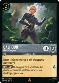 Calhoun Marine Sergeant (Azurite Sea) — Lorcana TCG Card Value
