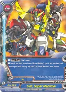Call Super Machine (Buddy Rave) — Future Card BuddyFight Card Value