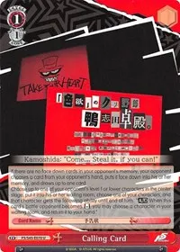 Calling Card Red (Persona 5)