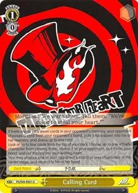 Calling Card Yellow (Persona 5)