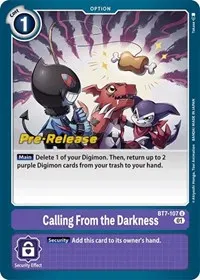 Calling From the Darkness (Next Adventure Pre-Release Cards)