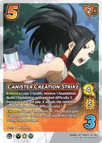 Canister Creation Strike (UniVersus: My Hero Academia: Girl Power)