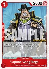 CaponeGangBege (The Azure Sea's Seven Release Event Cards)