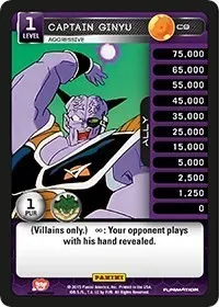 Captain Ginyu Aggressive (Panini: Heroes & Villains)