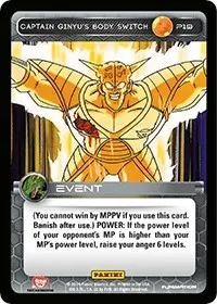 Captain Ginyus Body Switch (Panini Promo Cards)