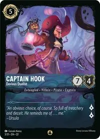 Captain Hook Devious Duelist (Illumineer's Quest: Deep Trouble)