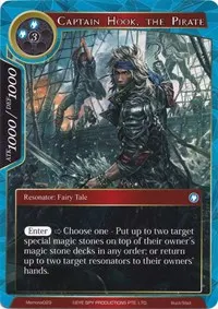 Captain Hook the Pirate (Alice Origin Memoria Cards)
