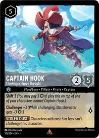 Captain Hook Thinking a Happy Thought (The First Chapter)