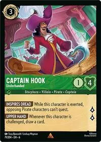 Captain Hook Underhanded (Azurite Sea) — Lorcana TCG Card Value