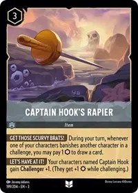 Captain Hooks Rapier (Into the Inklands)