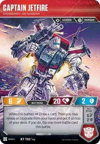 Captain Jetfire Engineering Air Guardian (War for Cybertron: Siege II)