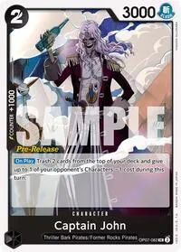 Captain John (500 Years in the Future Pre-Release Cards)