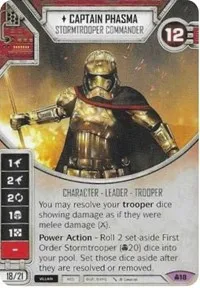 Captain Phasma Stormtrooper Commander (Convergence) — Star Wars Destiny Card Value