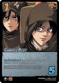 Careful Plot (Attack on Titan: Battle for Humanity) — UniVersus Card Value