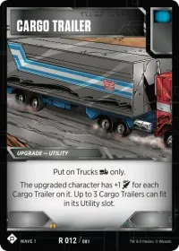 Cargo Trailer (Wave 1) — Transformers TCG Card Value