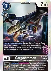 Cargodramon (Blast Ace) — Digimon Card Game Card Value