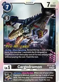 Cargodramon (Blast Ace Pre-Release Cards)