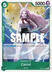 Carrot (Paramount War) — One Piece Card Game Card Value