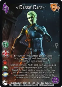 Cassie Cage (Mortal Kombat X)
