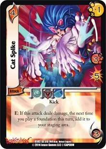 Cat Spike (Darkstalkers: Warriors of the Night) — UniVersus Card Value