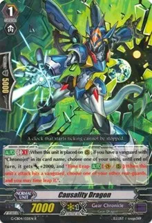 Causality Dragon (G-CB04: Gear of Fate) — Cardfight Vanguard Card Value